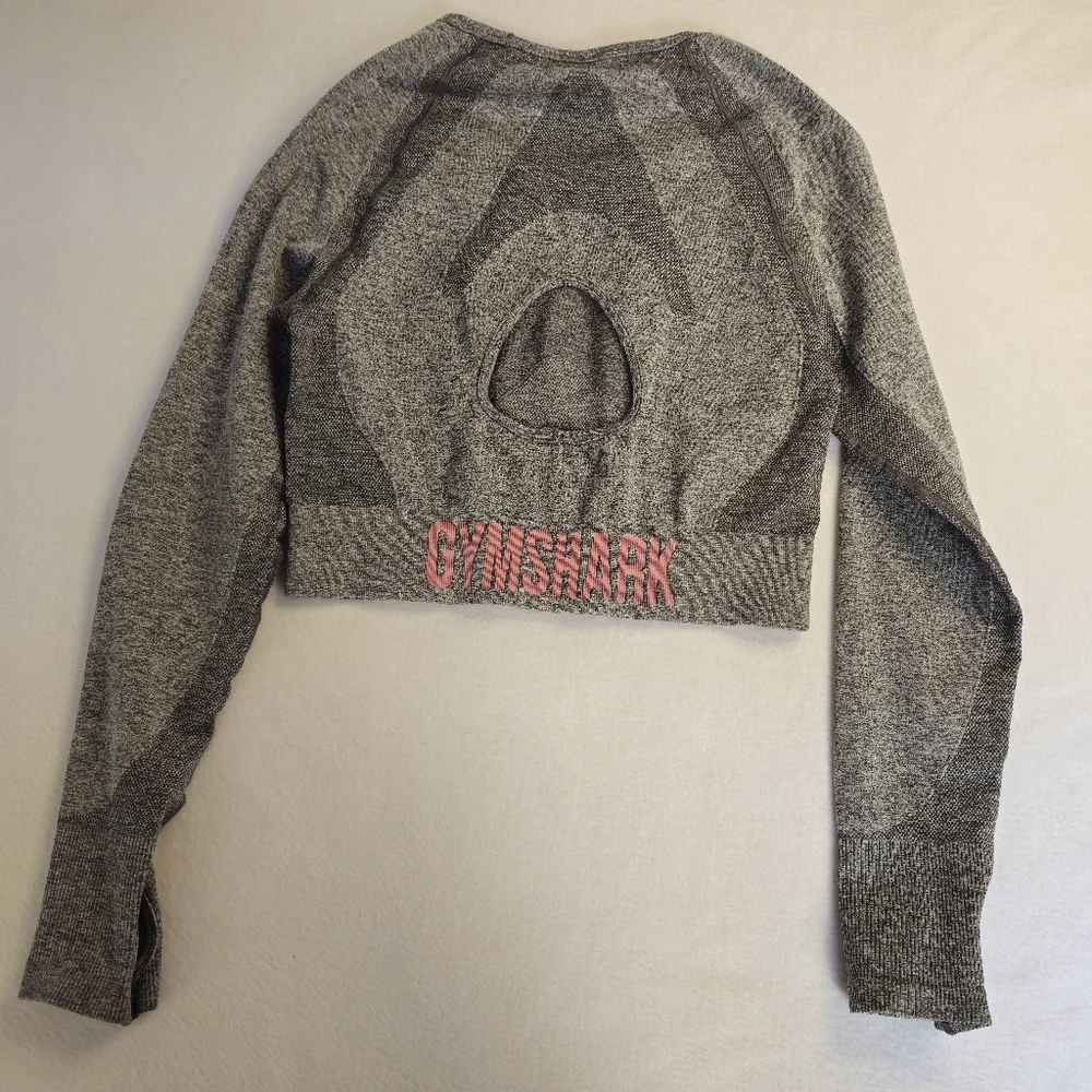 Gymshark Crop Top (grey & pink) XL - Picture 9 of 10